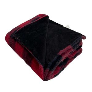 Vince Camuto Plaid Throw Blanket